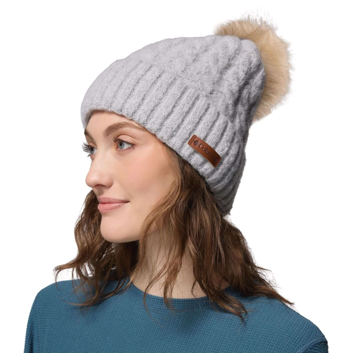 Columbia Winter Blur II Beanie Sea Salt-Lavender Pearl - 53 Degrees North