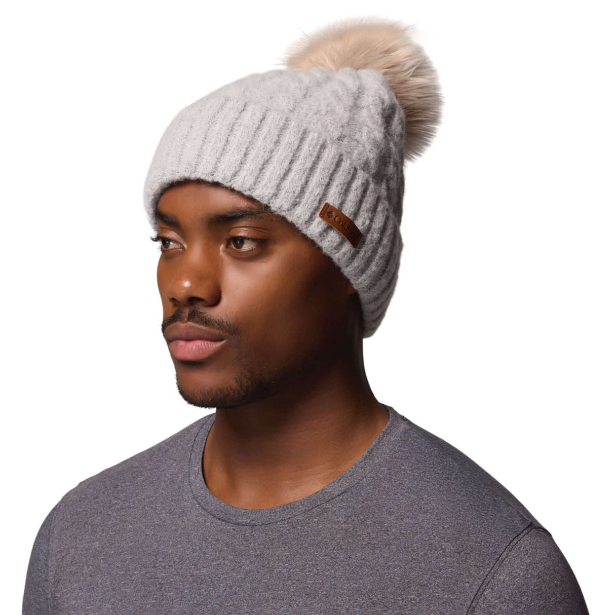Columbia Winter Blur II Beanie Sea Salt-Lavender Pearl - 53 Degrees North
