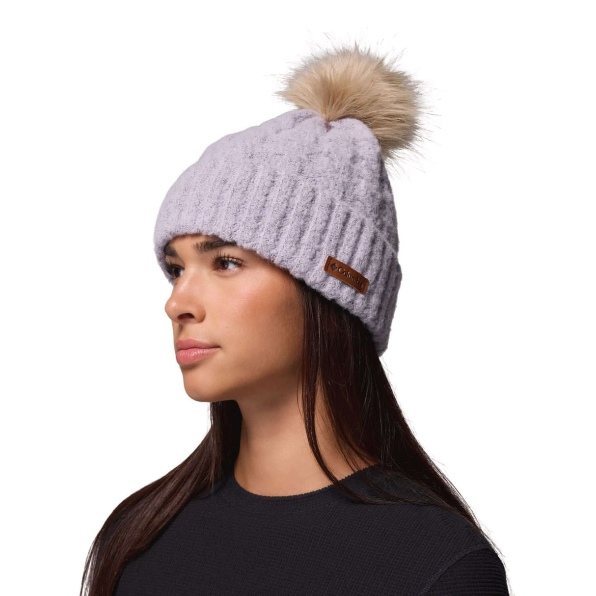 Columbia Winter Blur II Beanie Sea Salt-Lavender Pearl - 53 Degrees North