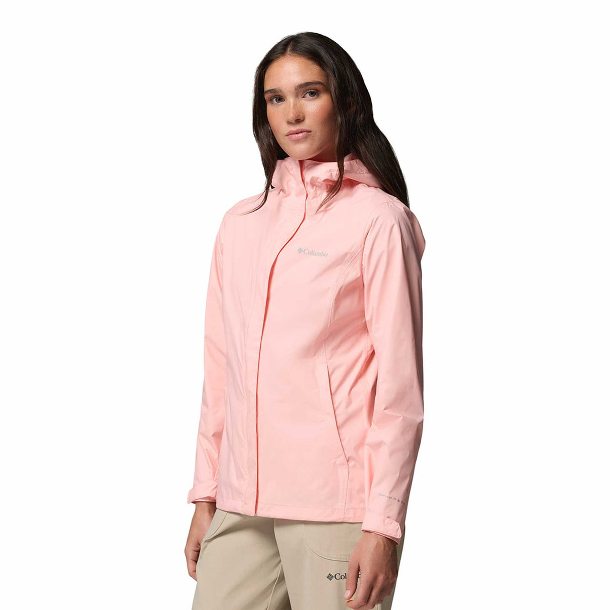Columbia Women's Arcadia Waterproof Jacket Pink Sand / X-Small-Pink Sand / Small-Pink Sand / Medium-Pink Sand / Large-Pink Sand / X-Large - 53 Degrees North