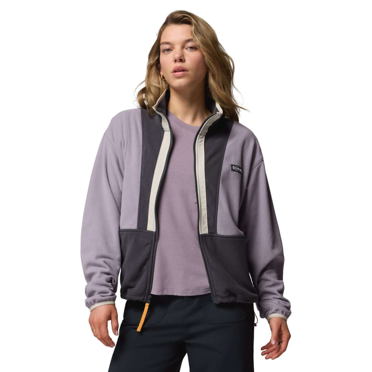 Columbia Women's Backbowl II Full Zip Fleece Citron Haze/Crushed Blue / X-Small-Citron Haze/Crushed Blue / Small-Citron Haze/Crushed Blue / Medium-Citron Haze/Crushed Blue / Large-Citron Haze/Crushed Blue / X-Large - 53 Degrees North