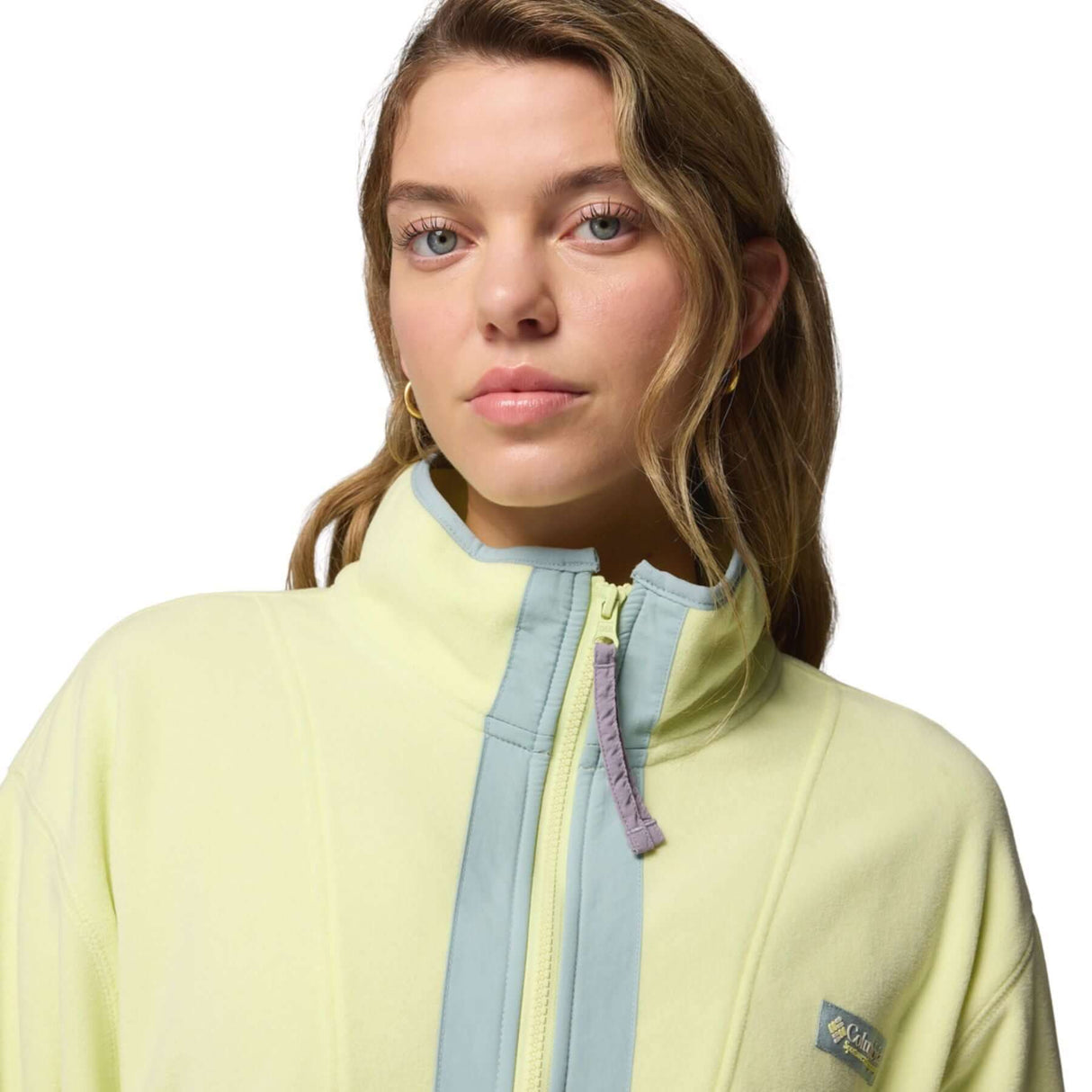 Columbia Women's Backbowl II Full Zip Fleece Citron Haze/Crushed Blue / X-Small-Citron Haze/Crushed Blue / Small-Citron Haze/Crushed Blue / Medium-Citron Haze/Crushed Blue / Large-Citron Haze/Crushed Blue / X-Large - 53 Degrees North