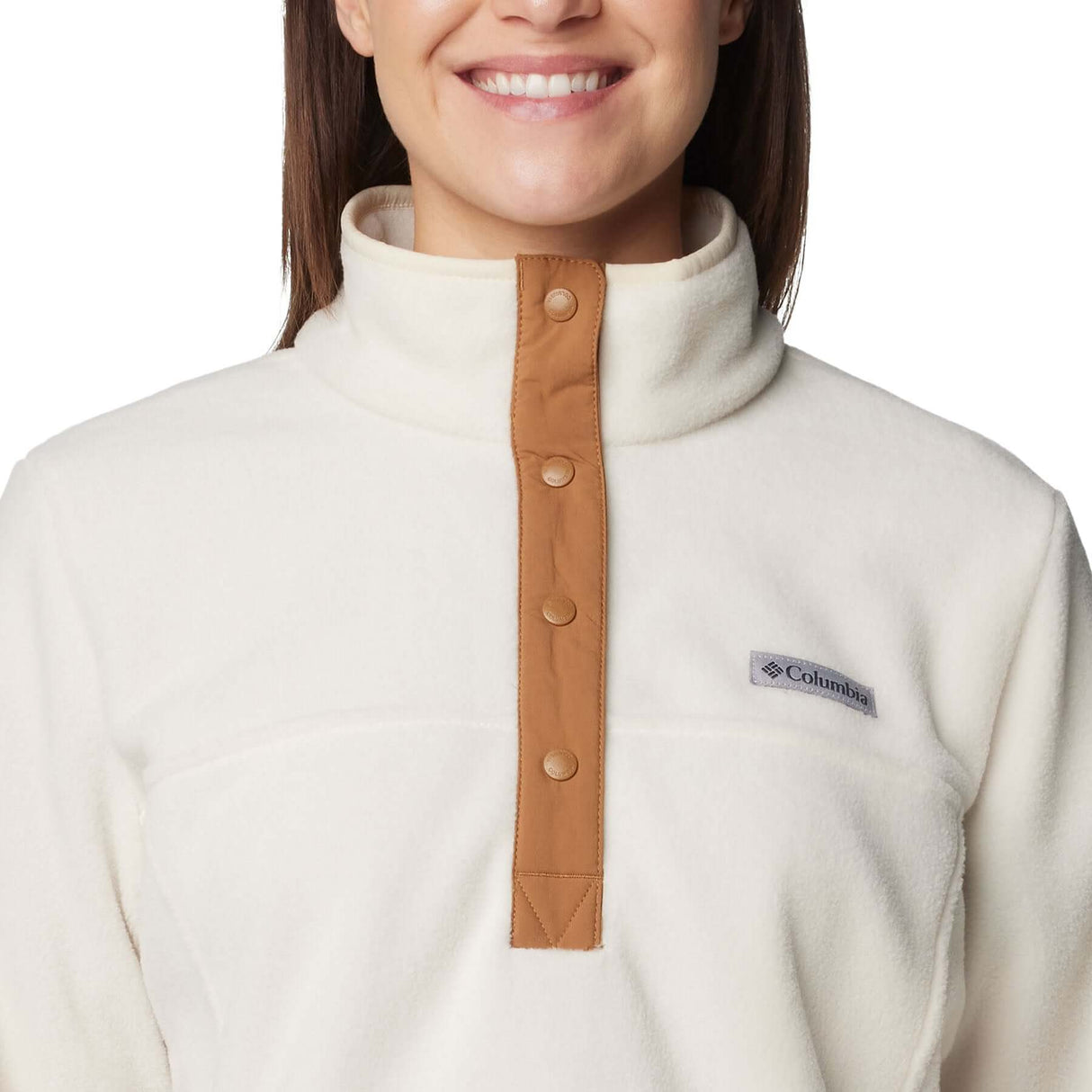 Columbia Women's Benton Springs 1/2 Snap Pullover Lavender Pearl/Share Purple/Shark / X-Small-Lavender Pearl/Share Purple/Shark / Small-Lavender Pearl/Share Purple/Shark / Medium-Lavender Pearl/Share Purple/Shark / Large-Lavender Pearl/Share Purple/Shark / X-Large - 53 Degrees North