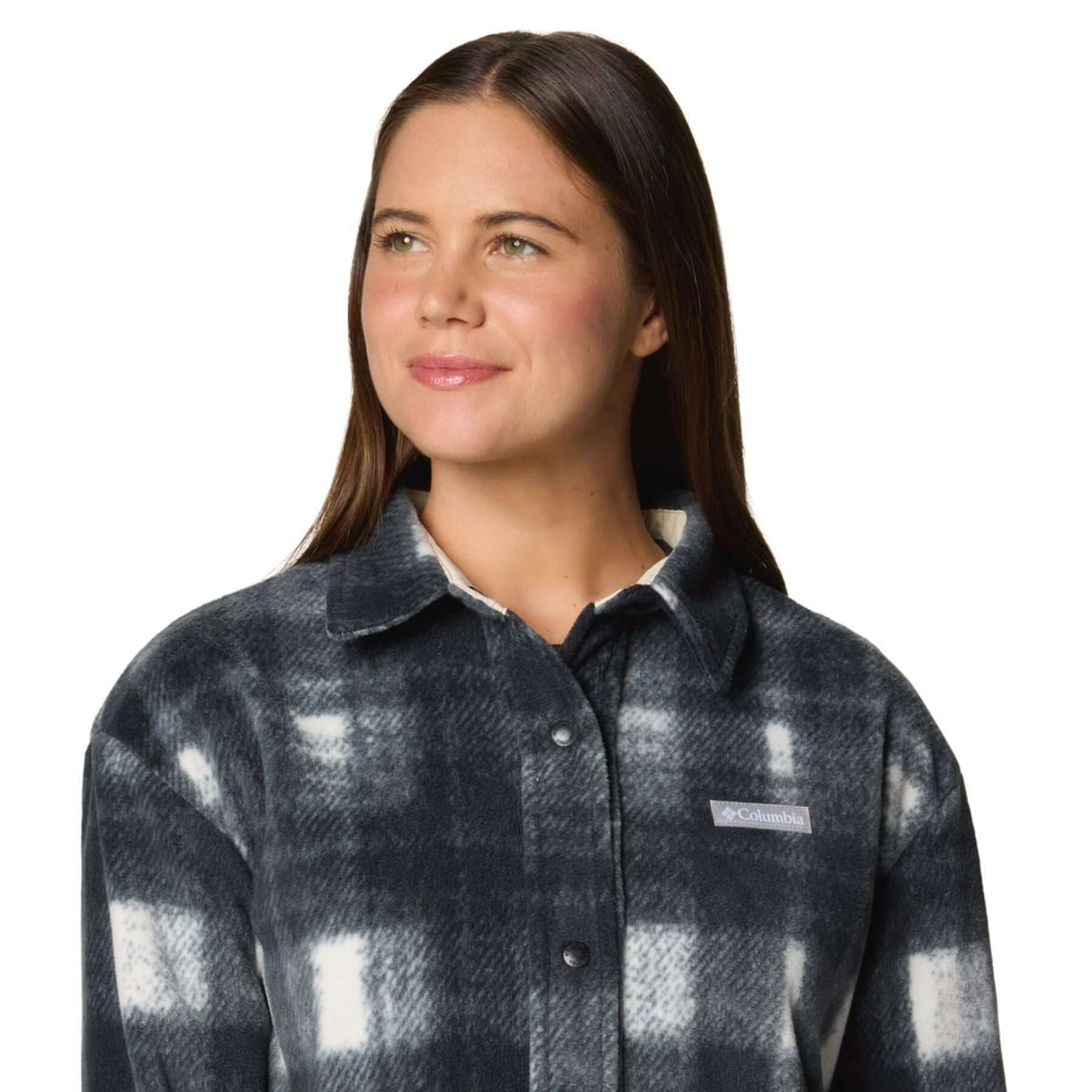 Columbia Women's Benton Springs Fleece Shirt Jacket Camel Brown Omblur / X-Small-Camel Brown Omblur / Small-Camel Brown Omblur / Medium-Camel Brown Omblur / Large-Camel Brown Omblur / X-Large - 53 Degrees North