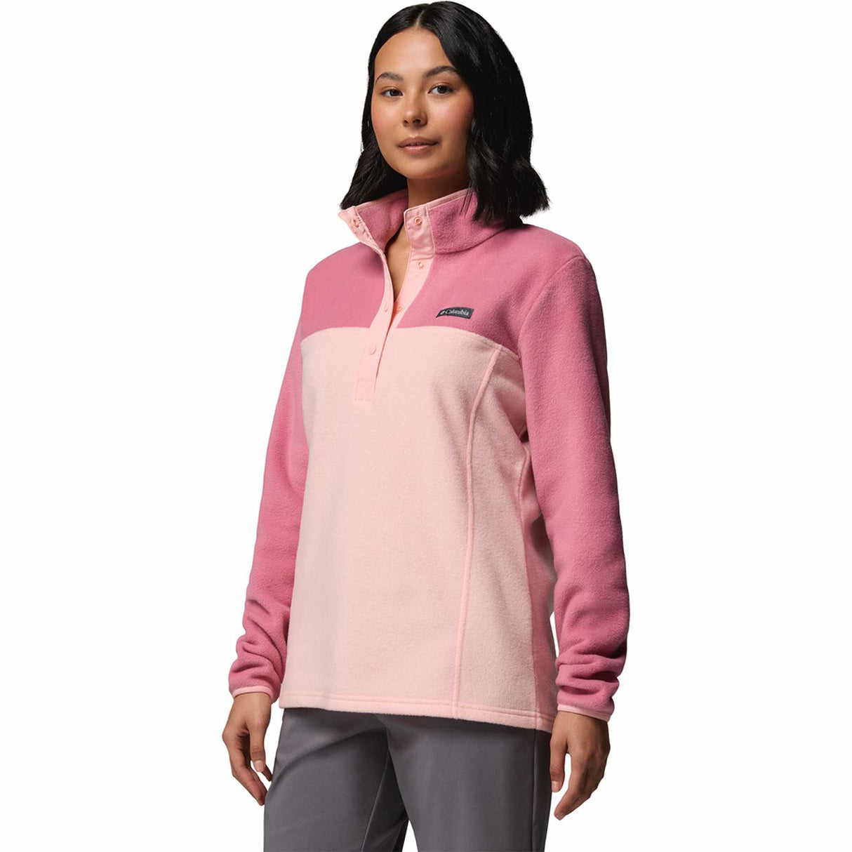 Columbia Women's Benton Springs Half Snap Pullover Lavender Pearl/Shale Purple / X-Small-Lavender Pearl/Shale Purple / Small-Lavender Pearl/Shale Purple / Medium-Lavender Pearl/Shale Purple / Large-Lavender Pearl/Shale Purple / X-Large - 53 Degrees North