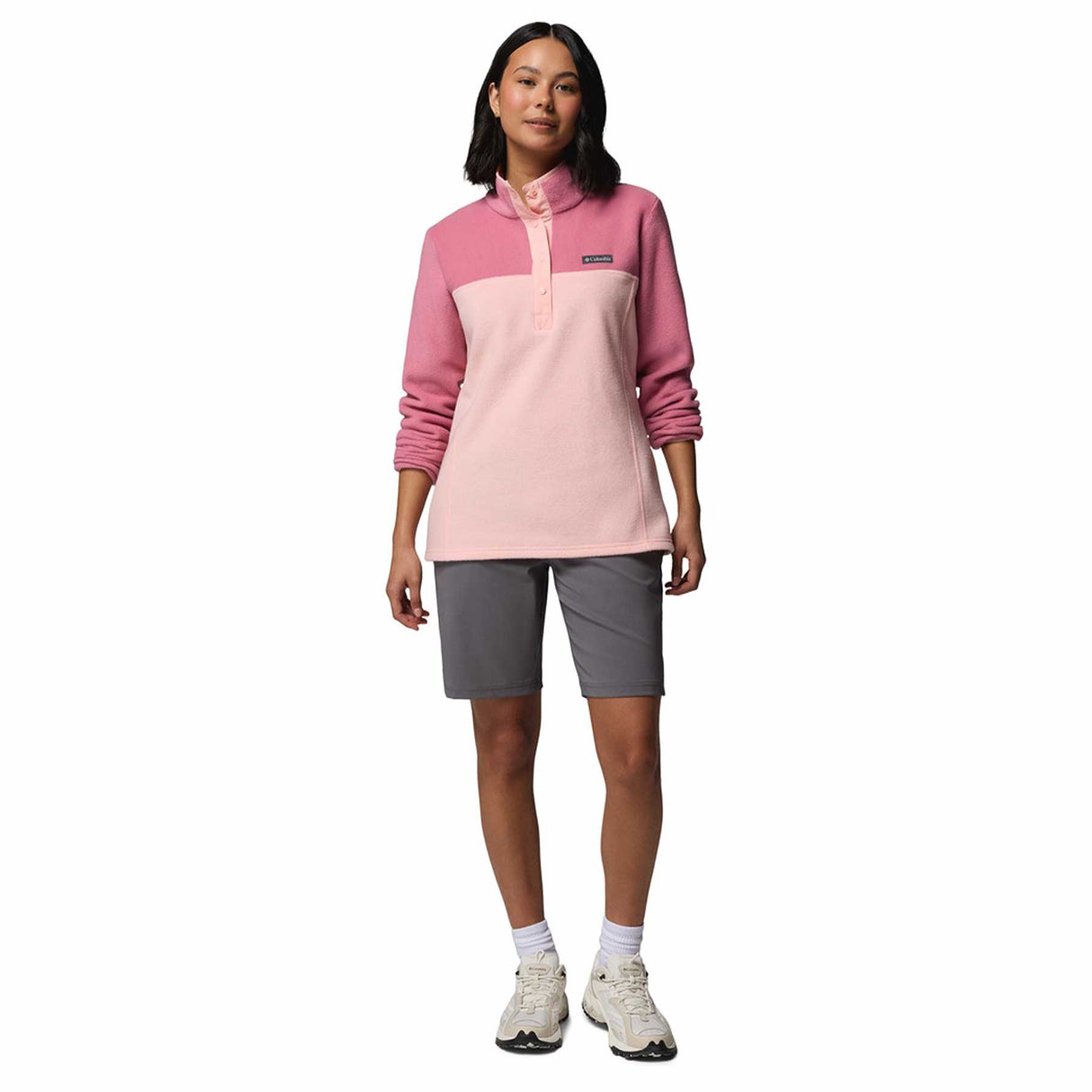 Columbia Women's Benton Springs Half Snap Pullover Lavender Pearl/Shale Purple / X-Small-Lavender Pearl/Shale Purple / Small-Lavender Pearl/Shale Purple / Medium-Lavender Pearl/Shale Purple / Large-Lavender Pearl/Shale Purple / X-Large - 53 Degrees North