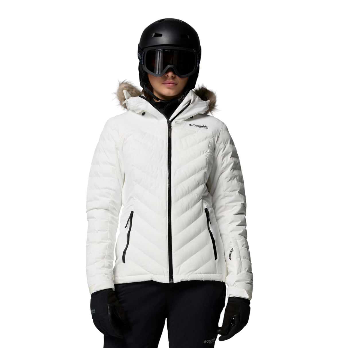 Columbia Women's Bird Mountain III Insulated Ski Jacket Black / X-Small-Black / Small-Black / Medium-Black / Large-Black / X-Large - 53 Degrees North
