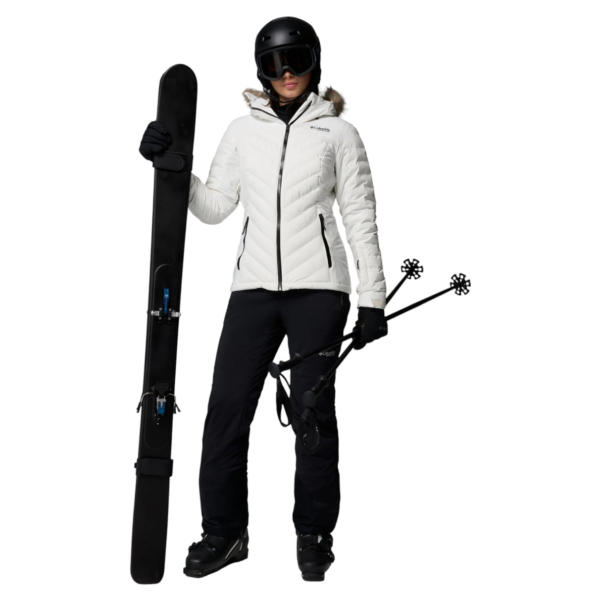 Columbia Women's Bird Mountain III Insulated Ski Jacket Black / X-Small-Black / Small-Black / Medium-Black / Large-Black / X-Large - 53 Degrees North