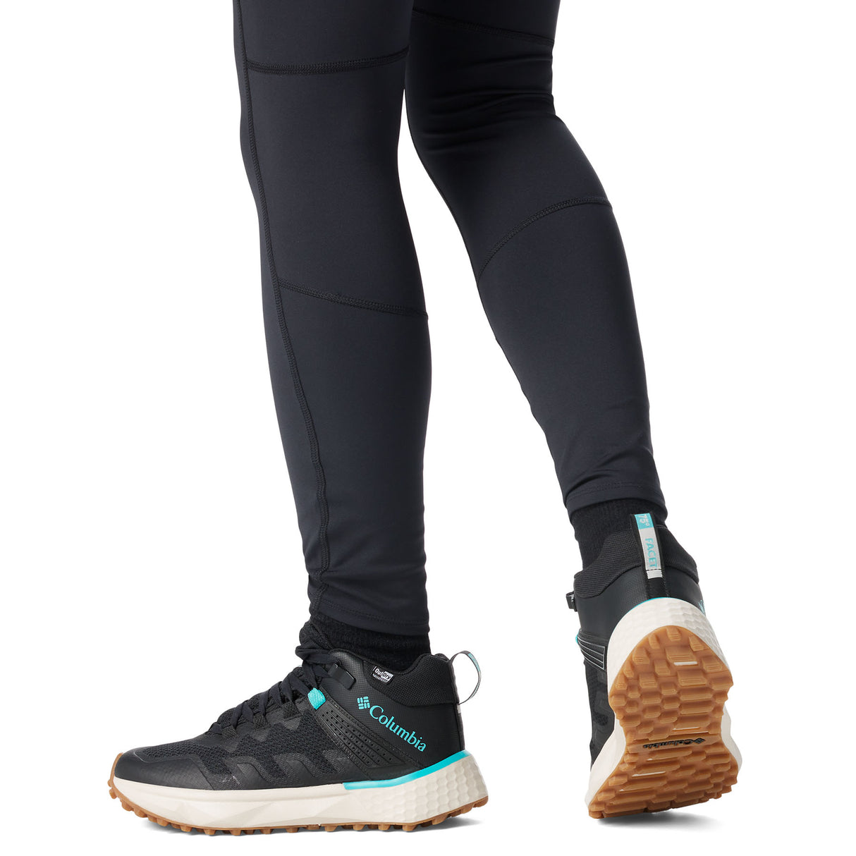 Columbia Women's Facet 75 Mid OutDry Waterproof Hiking Shoes Black/Bright Aqua / UK 4-Black/Bright Aqua / UK 5-Black/Bright Aqua / UK 6-Black/Bright Aqua / UK 7-Black/Bright Aqua / UK 8 - 53 Degrees North