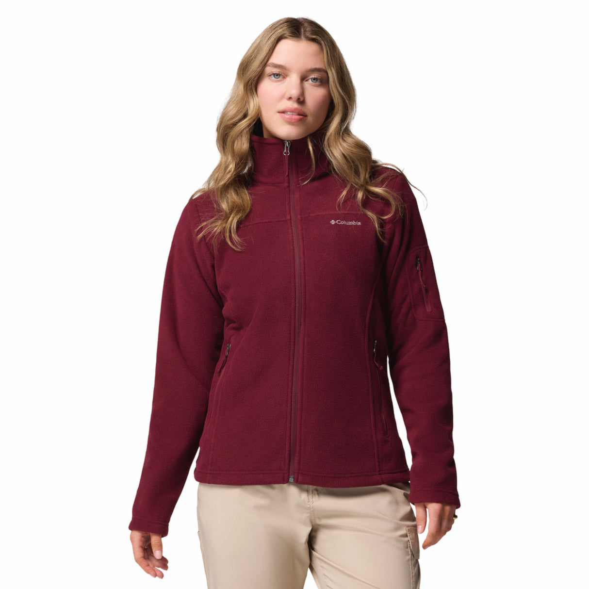 Columbia Women's Fast Trek II Fleece Jacket Rich Wine / X-Small-Rich Wine / Small-Rich Wine / Medium-Rich Wine / Large-Rich Wine / X-Large - 53 Degrees North