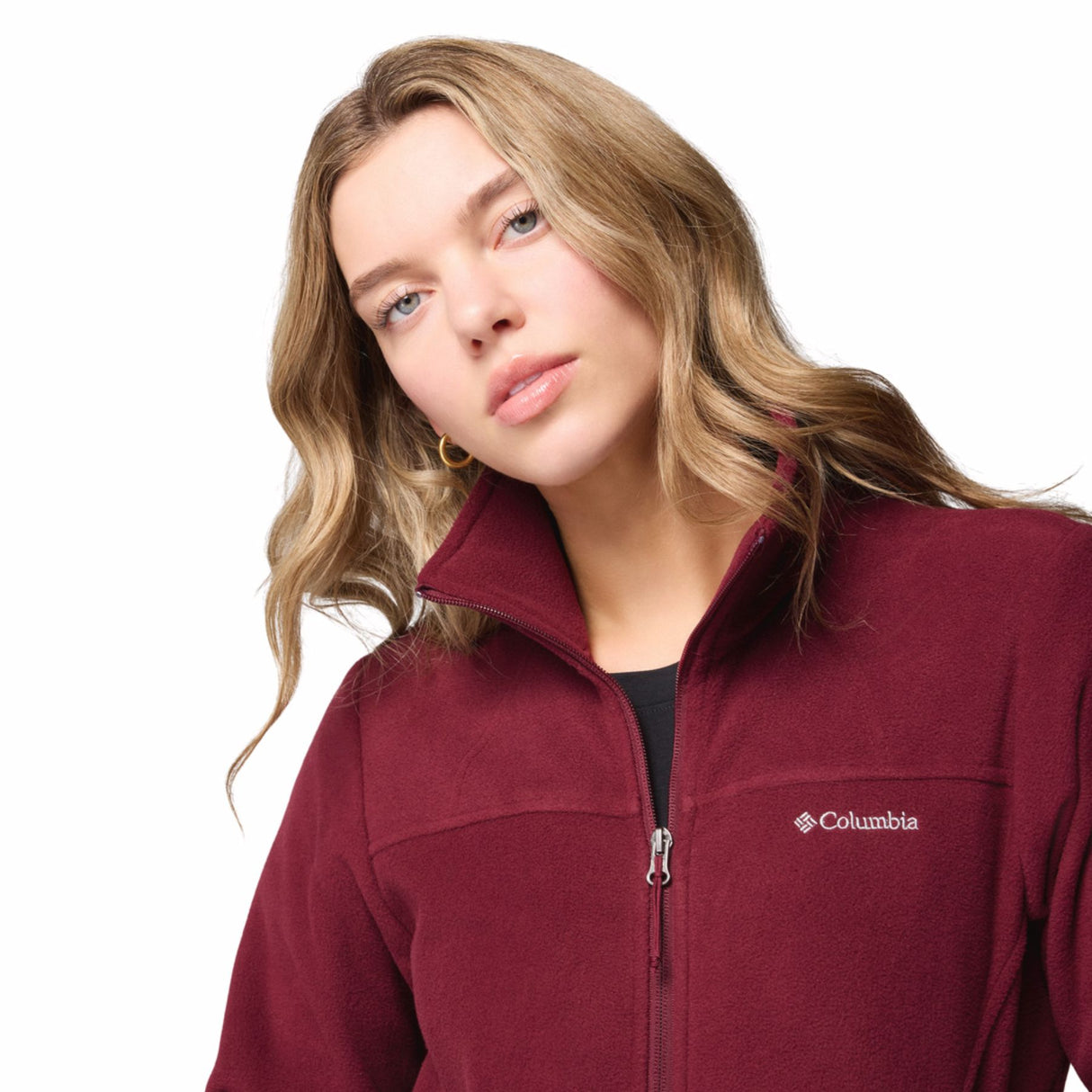 Columbia Women's Fast Trek II Fleece Jacket Rich Wine / X-Small-Rich Wine / Small-Rich Wine / Medium-Rich Wine / Large-Rich Wine / X-Large - 53 Degrees North
