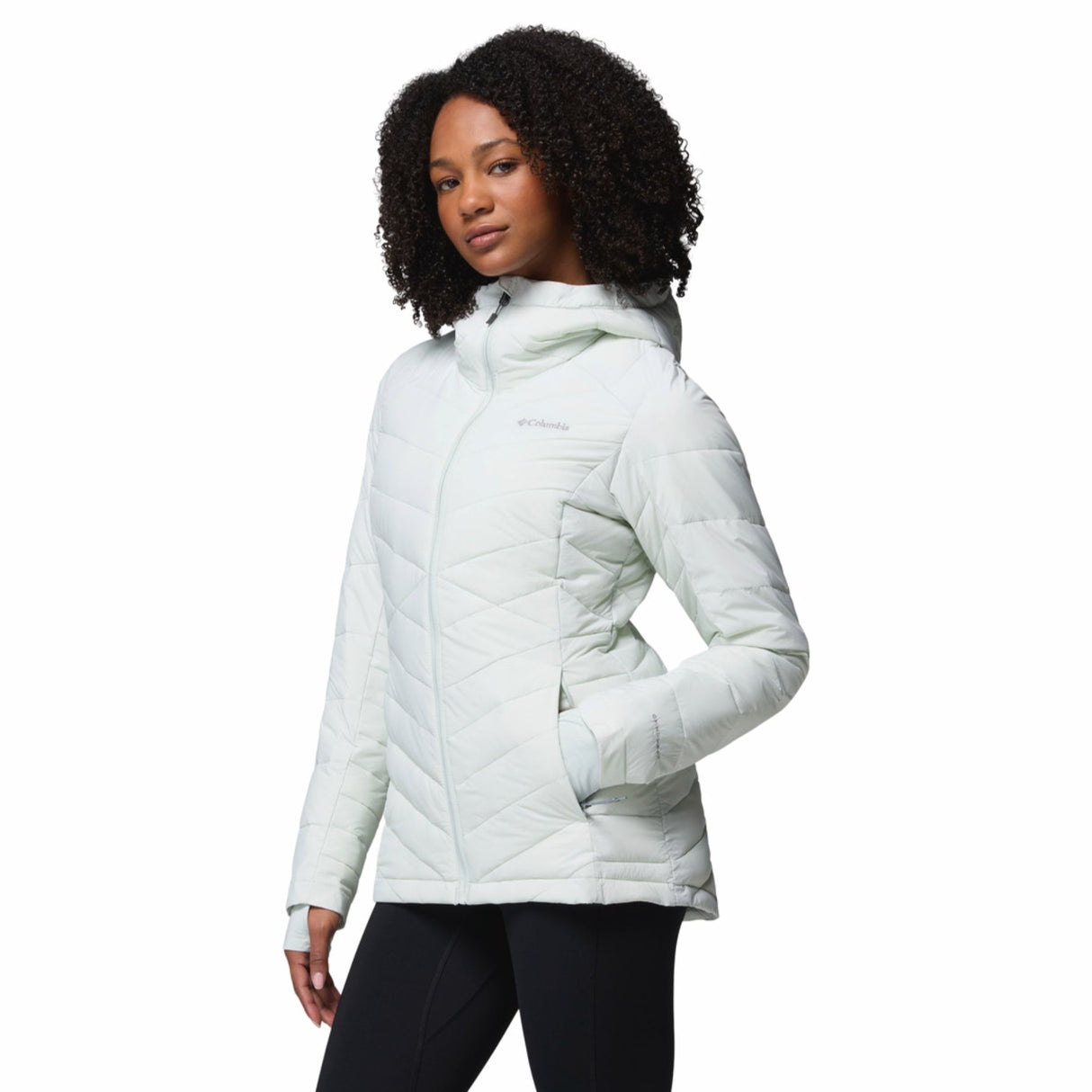 Columbia Women's Joy Peak II Hooded Jacket Tea Light / X-Small - 53 Degrees North