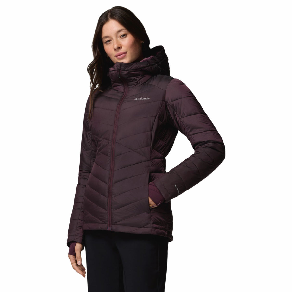Columbia Women's Joy Peak II Hooded Jacket Tea Light / X-Small - 53 Degrees North