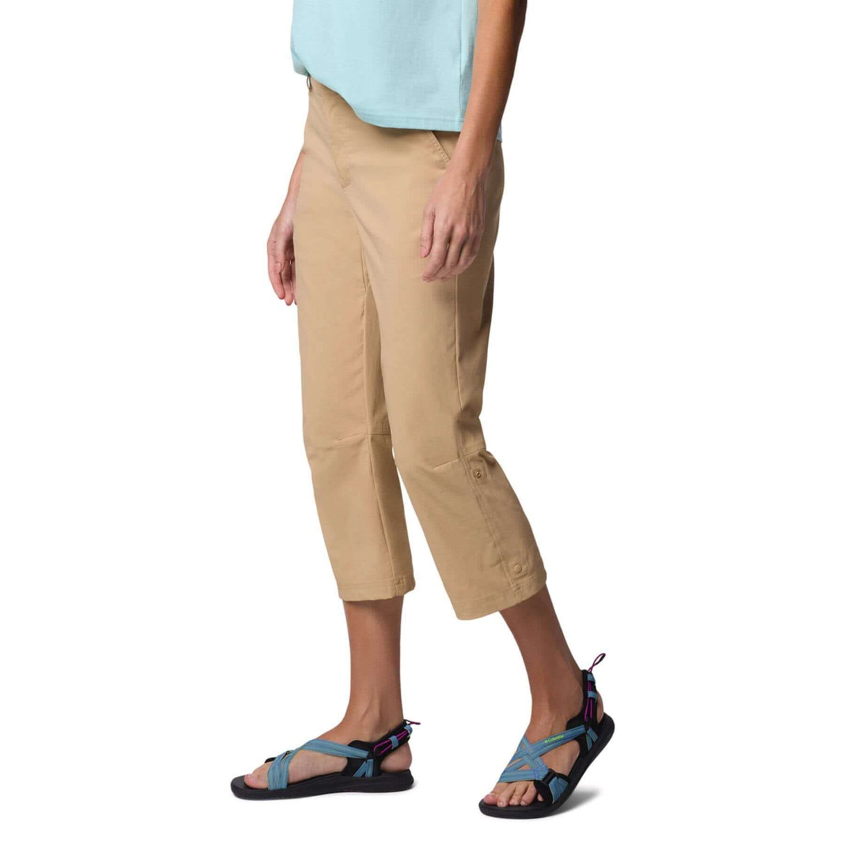Columbia Women's Leslie Falls Capri Trousers Canoe / X-Small-Canoe / Small-Canoe / Medium-Canoe / Large-Canoe / X-Large - 53 Degrees North