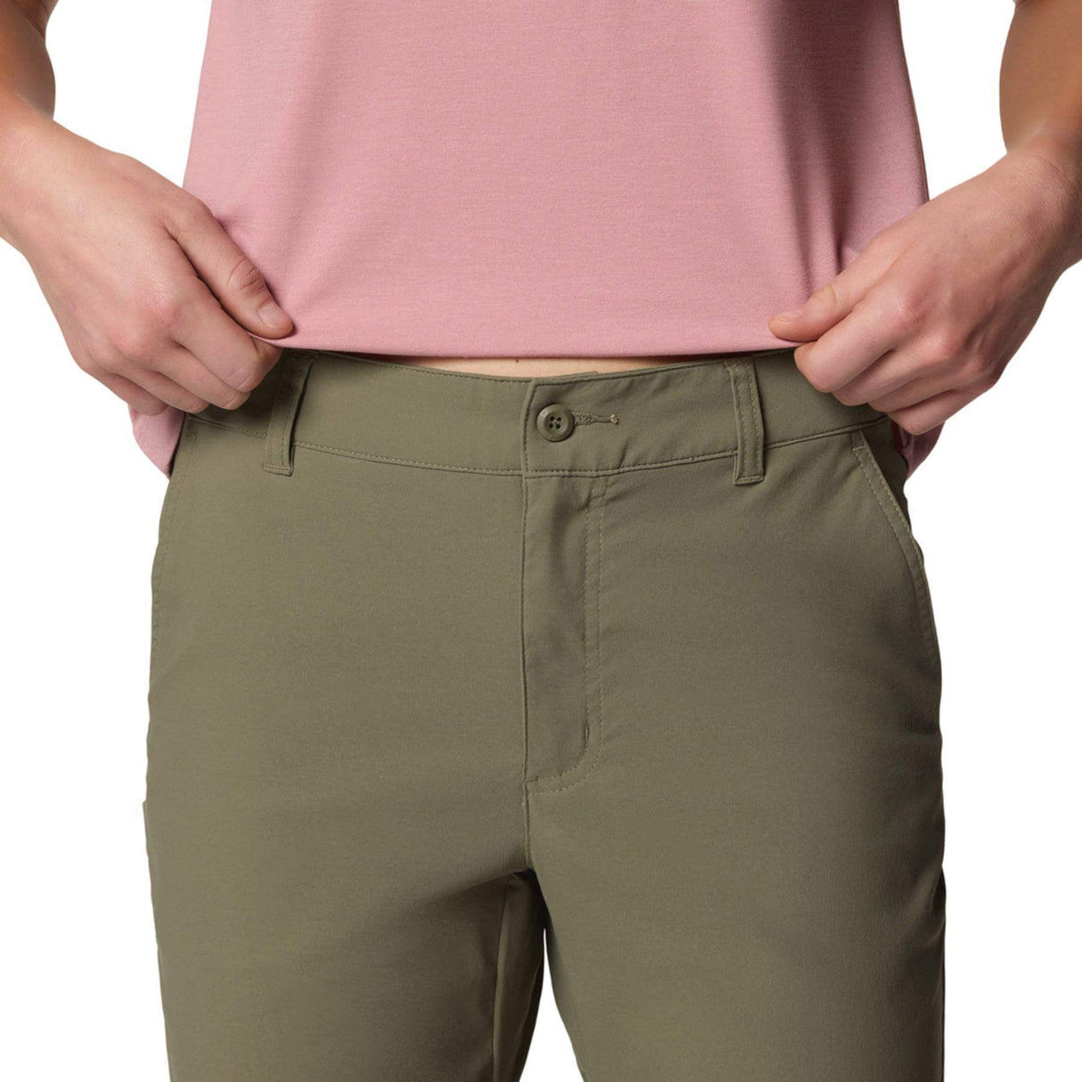 Columbia Women's Leslie Falls Capri Trousers Canoe / X-Small-Canoe / Small-Canoe / Medium-Canoe / Large-Canoe / X-Large - 53 Degrees North