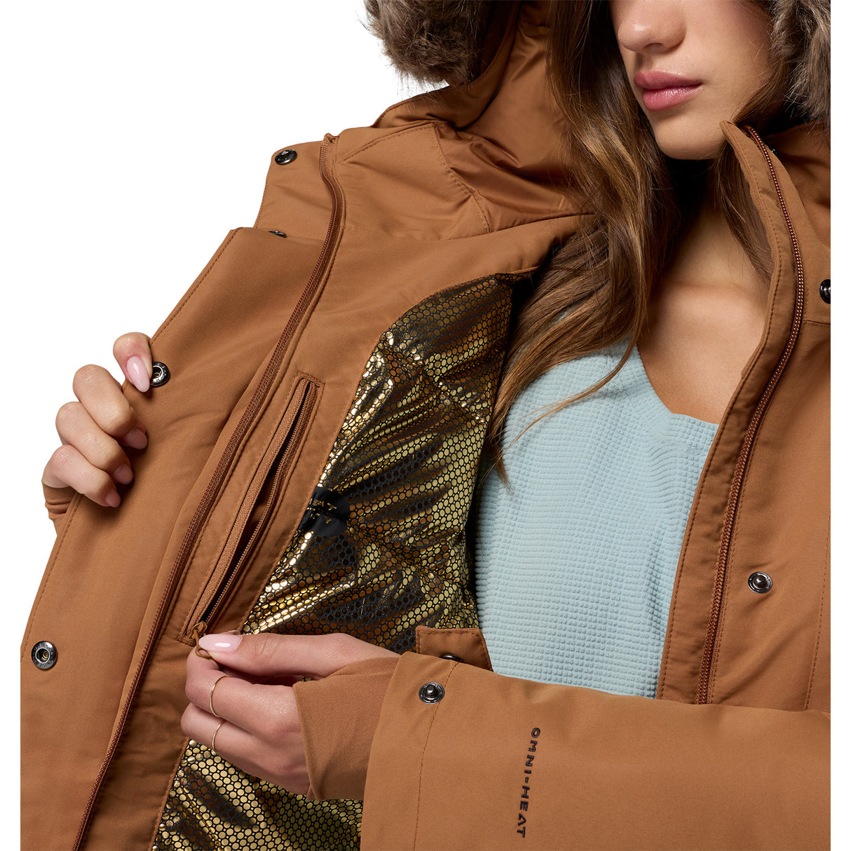 Columbia Women's Little Si II Insulated Parka Camel Brown / X-Small-Camel Brown / Small-Camel Brown / Medium-Camel Brown / Large-Camel Brown / X-Large - 53 Degrees North