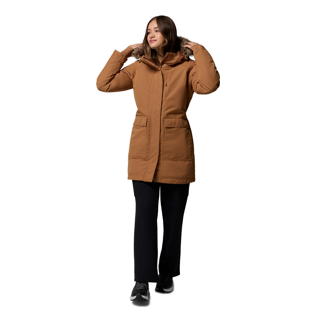 Columbia Women's Little Si II Insulated Parka Camel Brown / X-Small-Camel Brown / Small-Camel Brown / Medium-Camel Brown / Large-Camel Brown / X-Large - 53 Degrees North