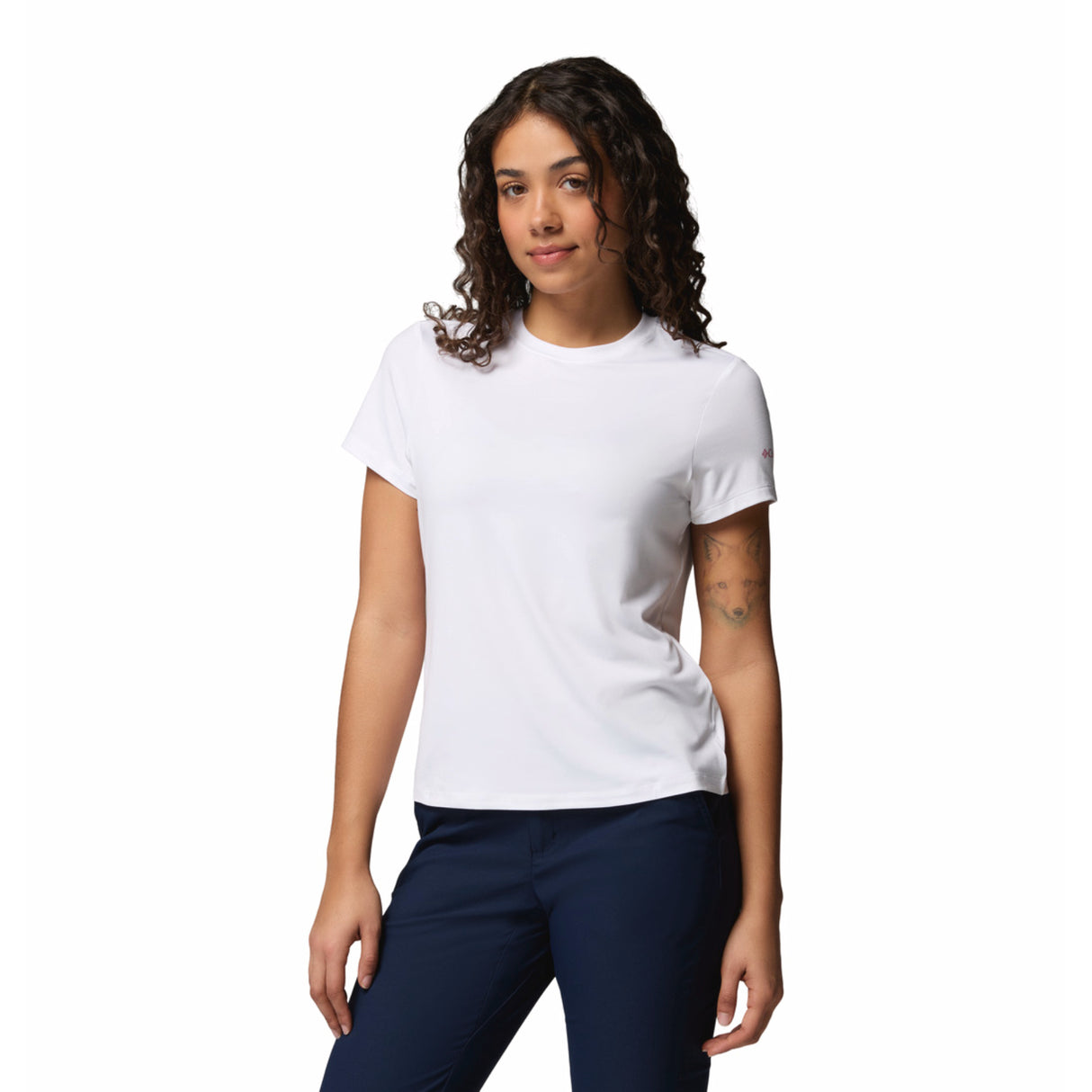 Columbia Women's Parsons Point T-Shirt White Heather/Floral Fun / X-Small-White Heather/Floral Fun / Small-White Heather/Floral Fun / Medium-White Heather/Floral Fun / Large-White Heather/Floral Fun / X-Large - 53 Degrees North