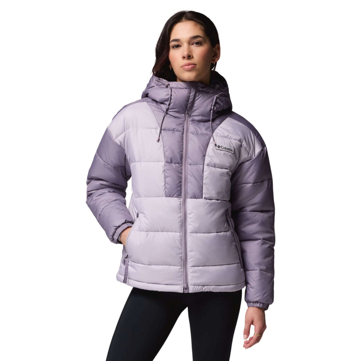 Columbia Women's Pike Lake III Hooded Jacket Lavender Pearl/Shale Purple / X-Small-Lavender Pearl/Shale Purple / Small-Lavender Pearl/Shale Purple / Medium-Lavender Pearl/Shale Purple / Large-Lavender Pearl/Shale Purple / X-Large - 53 Degrees North