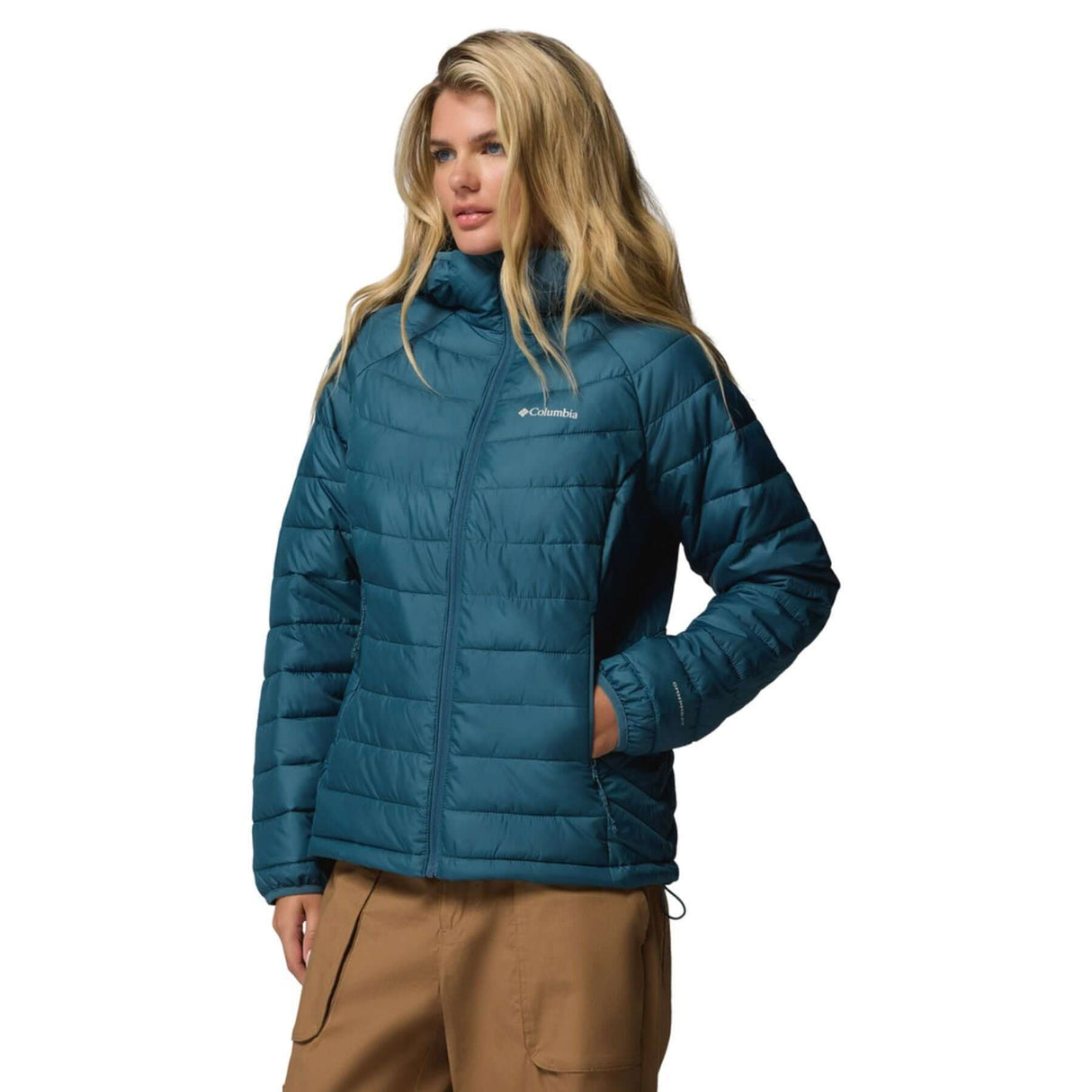 Columbia Women's Powder Lite II Hooded Insulated Jacket Shale Purple / X-Small-Shale Purple / Small-Shale Purple / Medium-Shale Purple / Large-Shale Purple / X-Large - 53 Degrees North