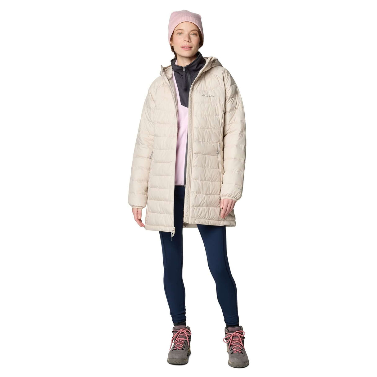 Columbia Women's Powder Lite II Mid Insulated Jacket Dark Stone / X-Small-Dark Stone / Small-Dark Stone / Medium-Dark Stone / Large-Dark Stone / X-Large - 53 Degrees North