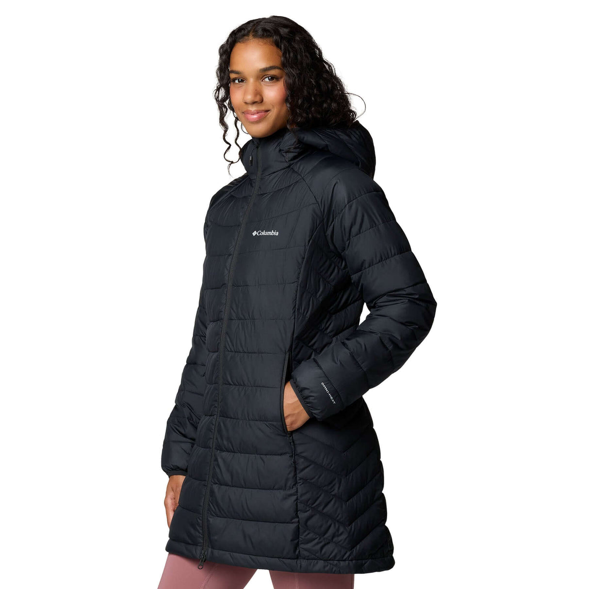 Columbia Women's Powder Lite II Mid Insulated Jacket Dark Stone / X-Small-Dark Stone / Small-Dark Stone / Medium-Dark Stone / Large-Dark Stone / X-Large - 53 Degrees North