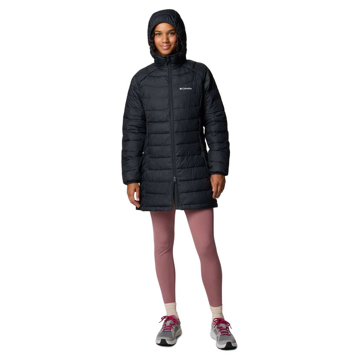 Columbia Women's Powder Lite II Mid Insulated Jacket Dark Stone / X-Small-Dark Stone / Small-Dark Stone / Medium-Dark Stone / Large-Dark Stone / X-Large - 53 Degrees North