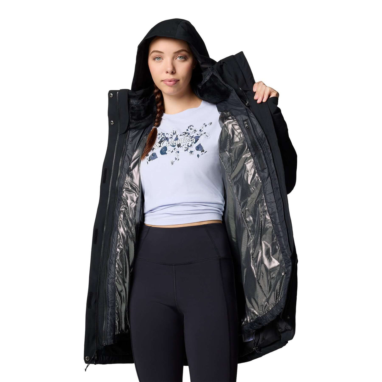 Columbia Women's Pulaski II Interchange Jacket Black / X-Small-Black / Small-Black / Medium-Black / Large-Black / X-Large - 53 Degrees North