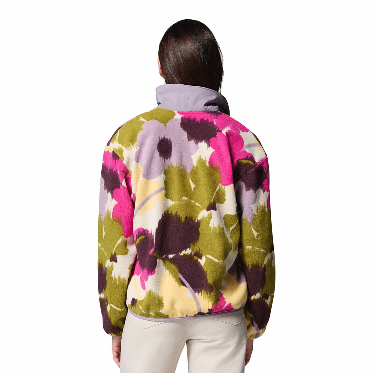 Columbia Women's Sequoia Grove Printed Half Zip Shale Purple Blossoming / X-Small-Shale Purple Blossoming / Small-Shale Purple Blossoming / Medium-Shale Purple Blossoming / Large-Shale Purple Blossoming / X-Large - 53 Degrees North