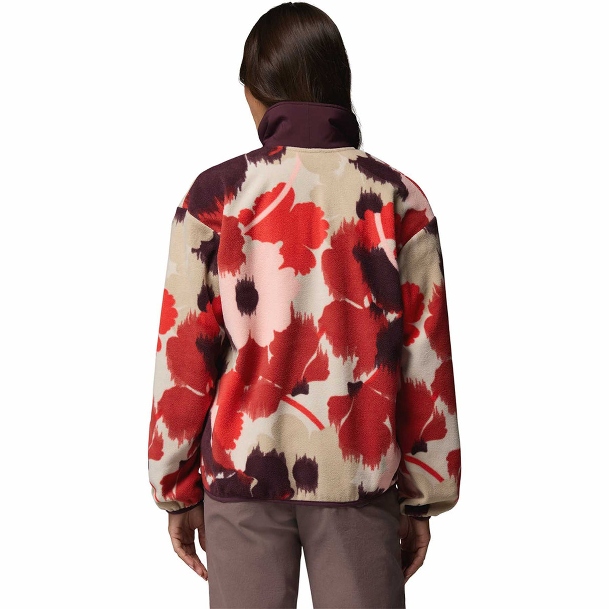 Columbia Women's Sequoia Grove Printed Half Zip Shale Purple Blossoming / X-Small-Shale Purple Blossoming / Small-Shale Purple Blossoming / Medium-Shale Purple Blossoming / Large-Shale Purple Blossoming / X-Large - 53 Degrees North