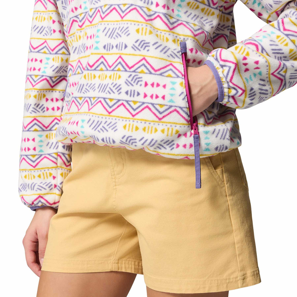 Columbia Women's Sequoia Grove Printed Half Zip Shale Purple Blossoming / X-Small-Shale Purple Blossoming / Small-Shale Purple Blossoming / Medium-Shale Purple Blossoming / Large-Shale Purple Blossoming / X-Large - 53 Degrees North
