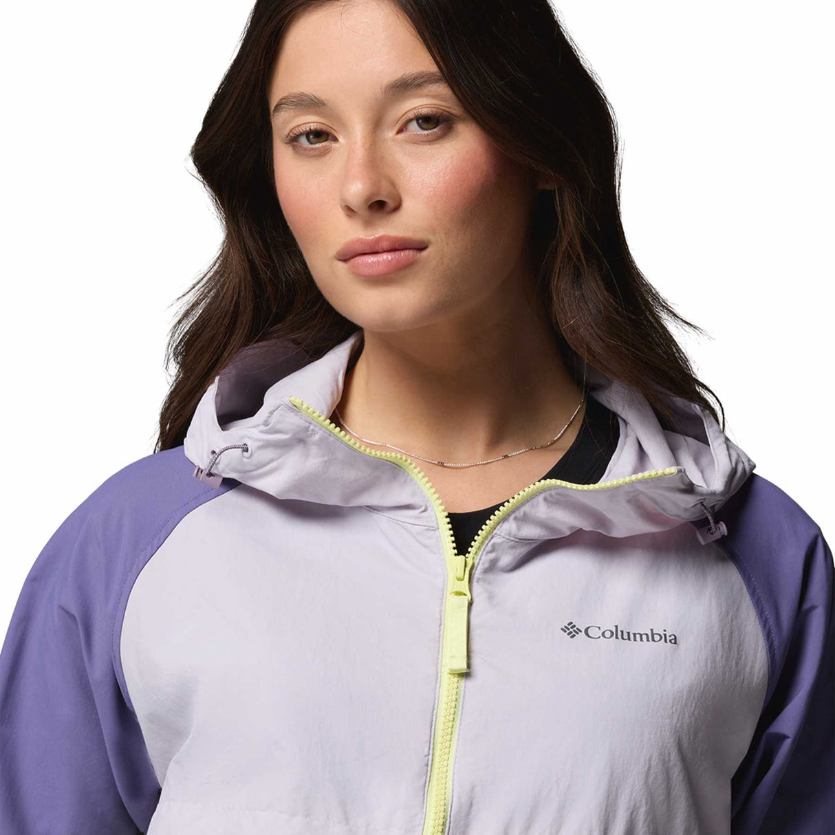 Columbia Women's Spire Valley Windbreaker Moonvista/Pink Sand/Poppy Red / X-Small-Moonvista/Pink Sand/Poppy Red / Small-Moonvista/Pink Sand/Poppy Red / Medium-Moonvista/Pink Sand/Poppy Red / Large-Moonvista/Pink Sand/Poppy Red / X-Large - 53 Degrees North