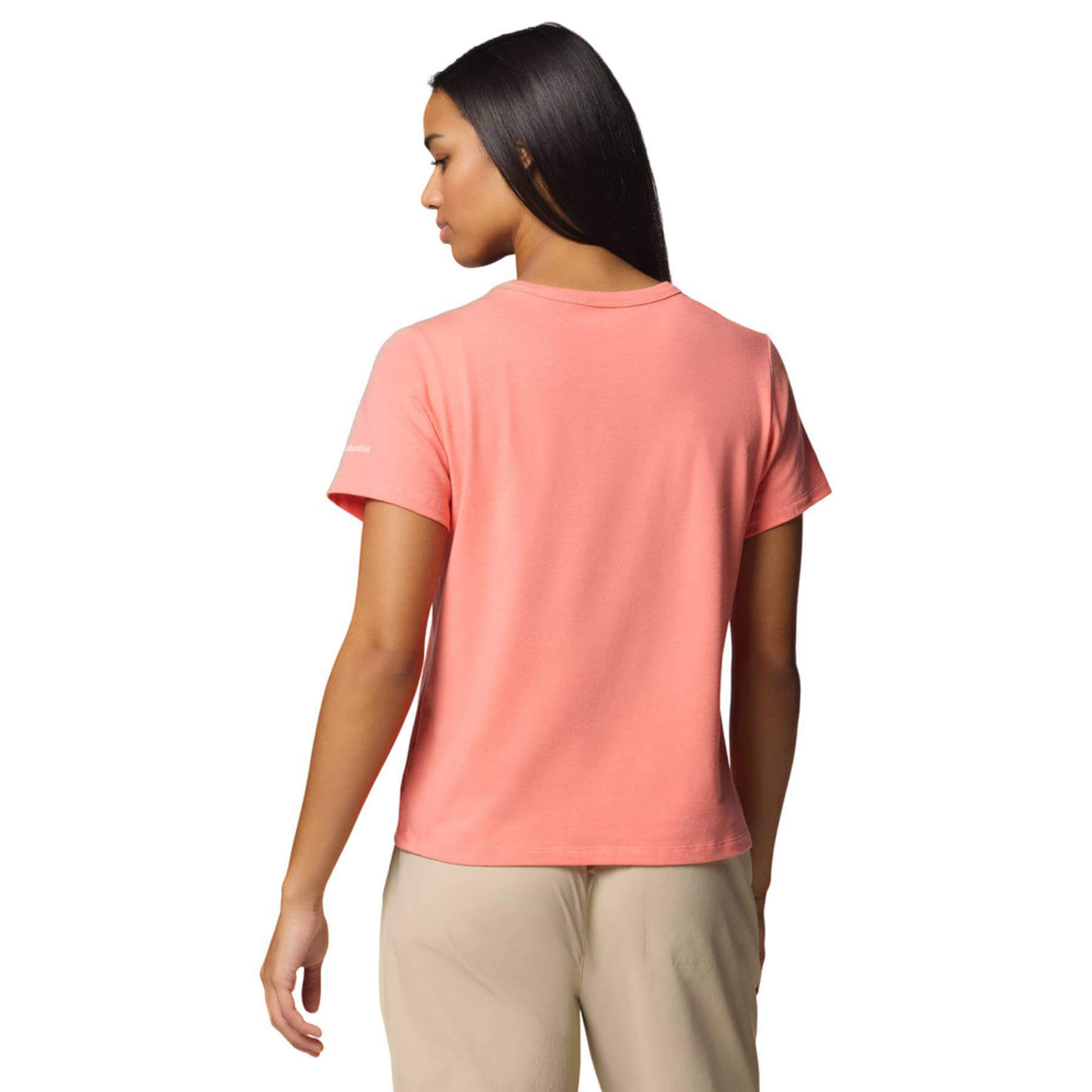 Columbia Women's Sun Trek Graphic T-Shirt Alpenglow/Wavy Rays / X-Small - 53 Degrees North