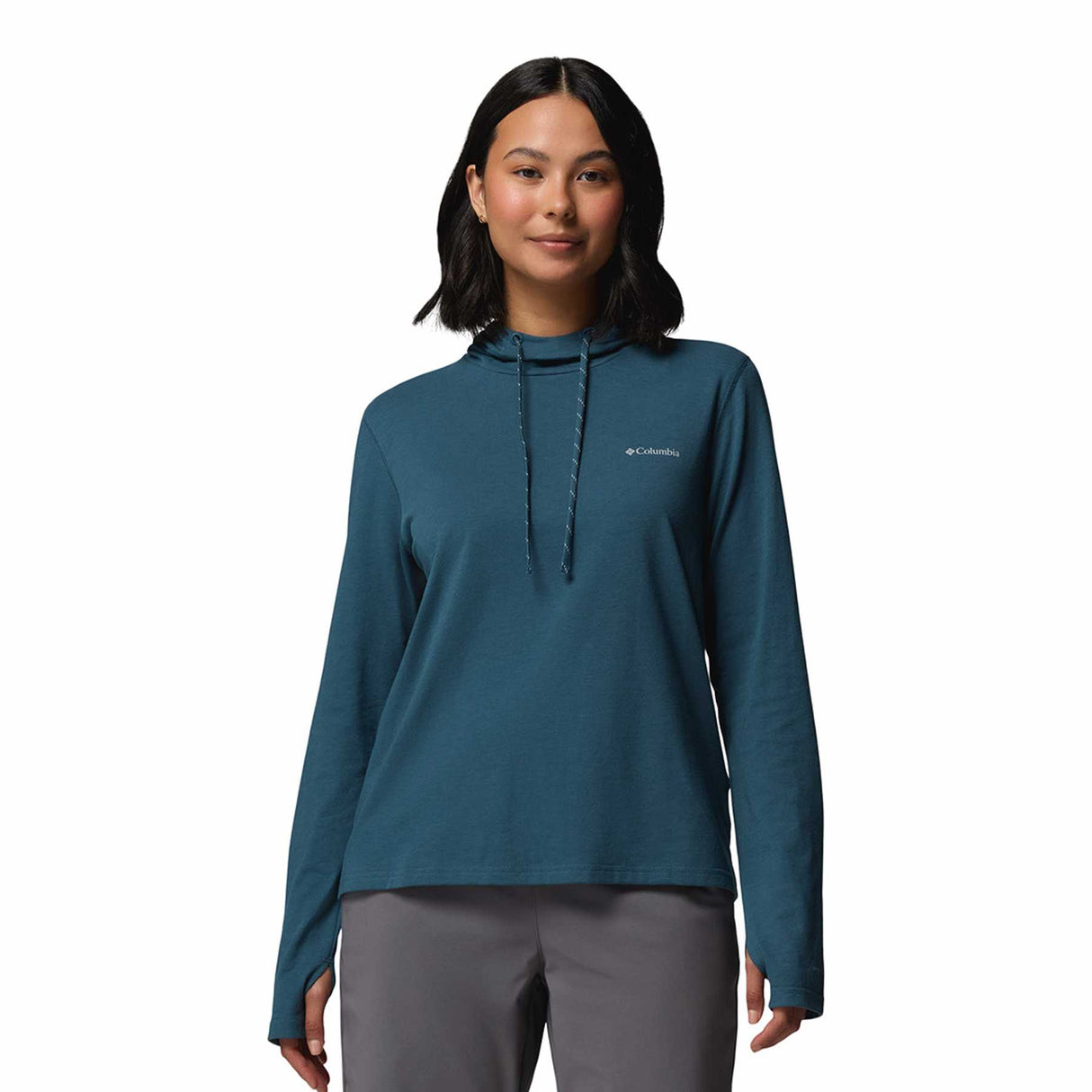 Columbia Women's Sun Trek Long Sleeve Hoodie White / X-Small-White / Small-White / Medium-White / Large-White / X-Large - 53 Degrees North