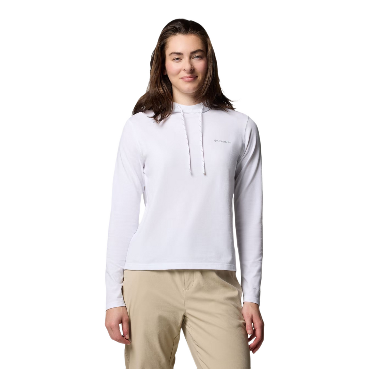 Columbia Women's Sun Trek Long Sleeve Hoodie White / X-Small-White / Small-White / Medium-White / Large-White / X-Large - 53 Degrees North