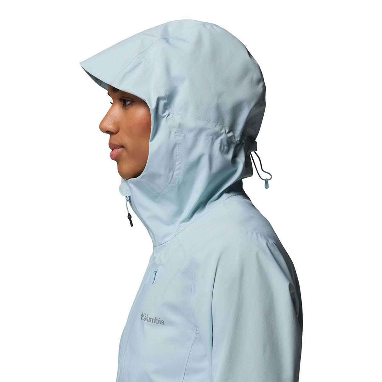 Columbia Women's Trailborne 2.5L Waterproof Shell Jacket Marine Light / X-Small-Marine Light / Small-Marine Light / Medium-Marine Light / Large-Marine Light / X-Large - 53 Degrees North