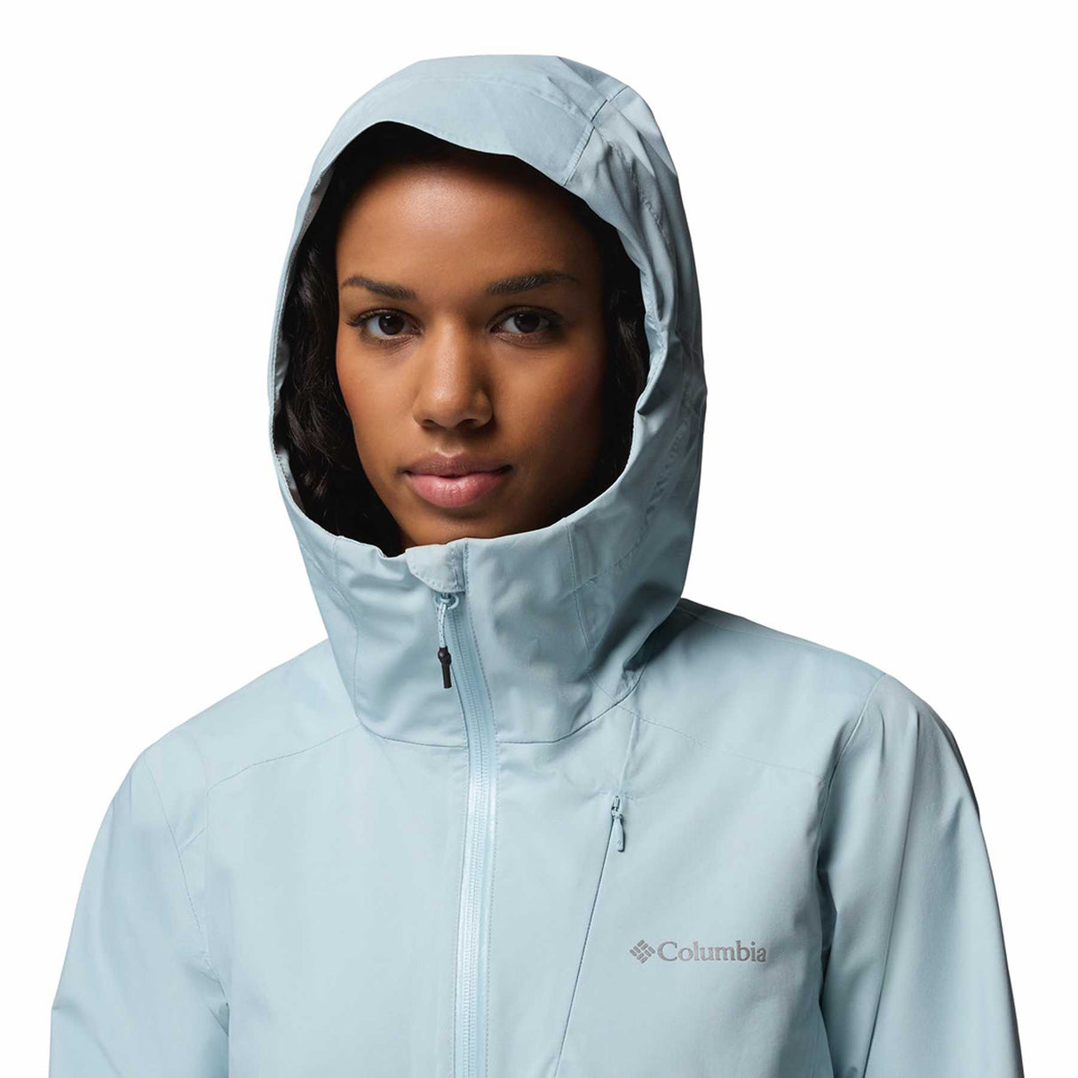 Columbia Women's Trailborne 2.5L Waterproof Shell Jacket Marine Light / X-Small-Marine Light / Small-Marine Light / Medium-Marine Light / Large-Marine Light / X-Large - 53 Degrees North
