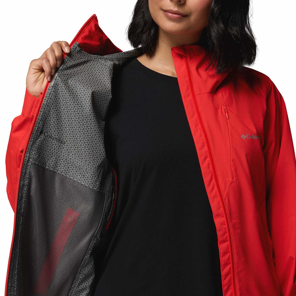 Columbia Women's Trailborne 2.5L Waterproof Shell Jacket Marine Light / X-Small-Marine Light / Small-Marine Light / Medium-Marine Light / Large-Marine Light / X-Large - 53 Degrees North