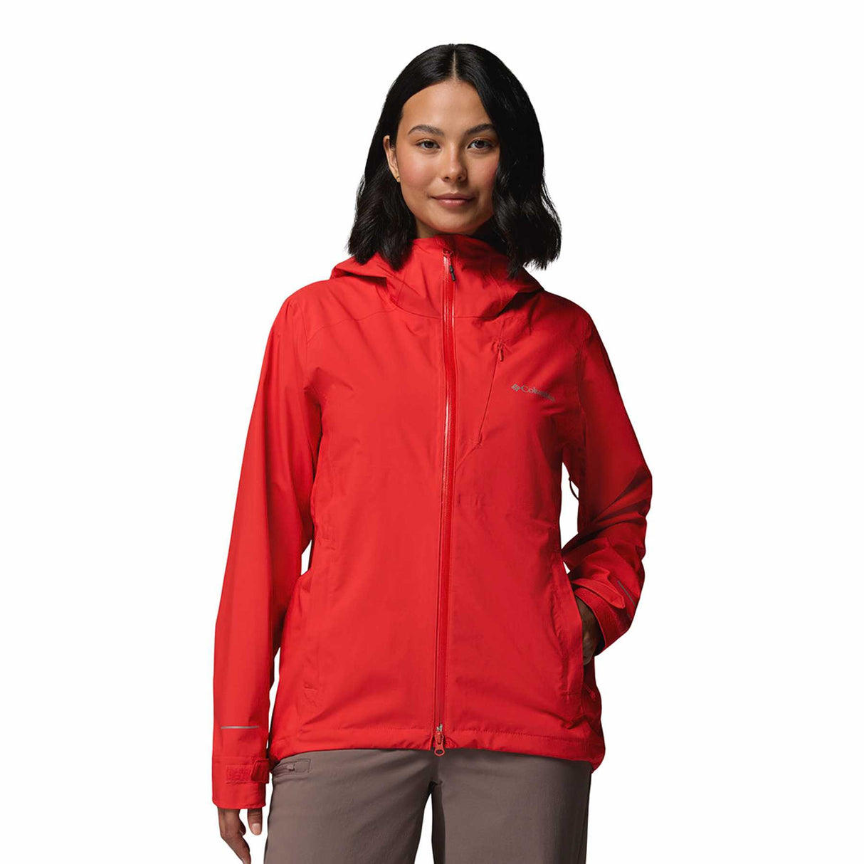 Columbia Women's Trailborne 2.5L Waterproof Shell Jacket Marine Light / X-Small-Marine Light / Small-Marine Light / Medium-Marine Light / Large-Marine Light / X-Large - 53 Degrees North