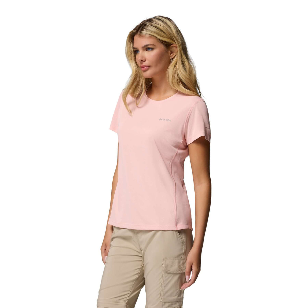 Columbia Women's Zero Rules Light Crew Shirt Pink Sand / X-Small-Pink Sand / Small-Pink Sand / Medium-Pink Sand / Large-Pink Sand / X-Large - 53 Degrees North