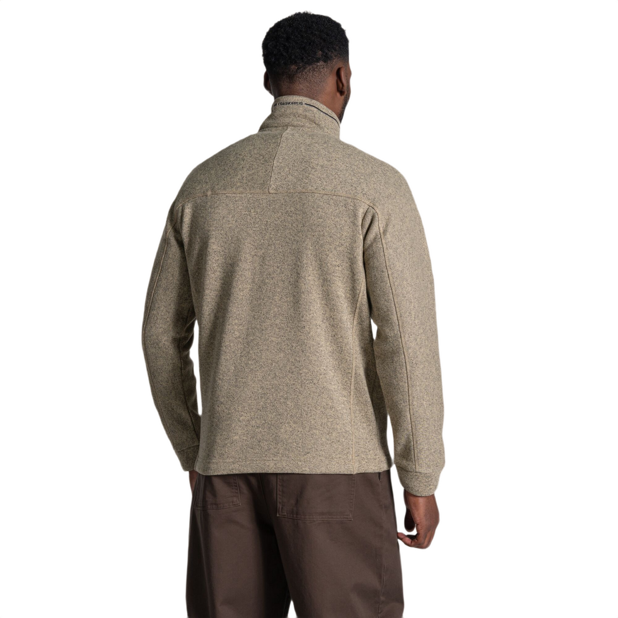 Craghoppers Men's Torney III Half Zip Fleece Khaki Oak / Small - 53 Degrees North