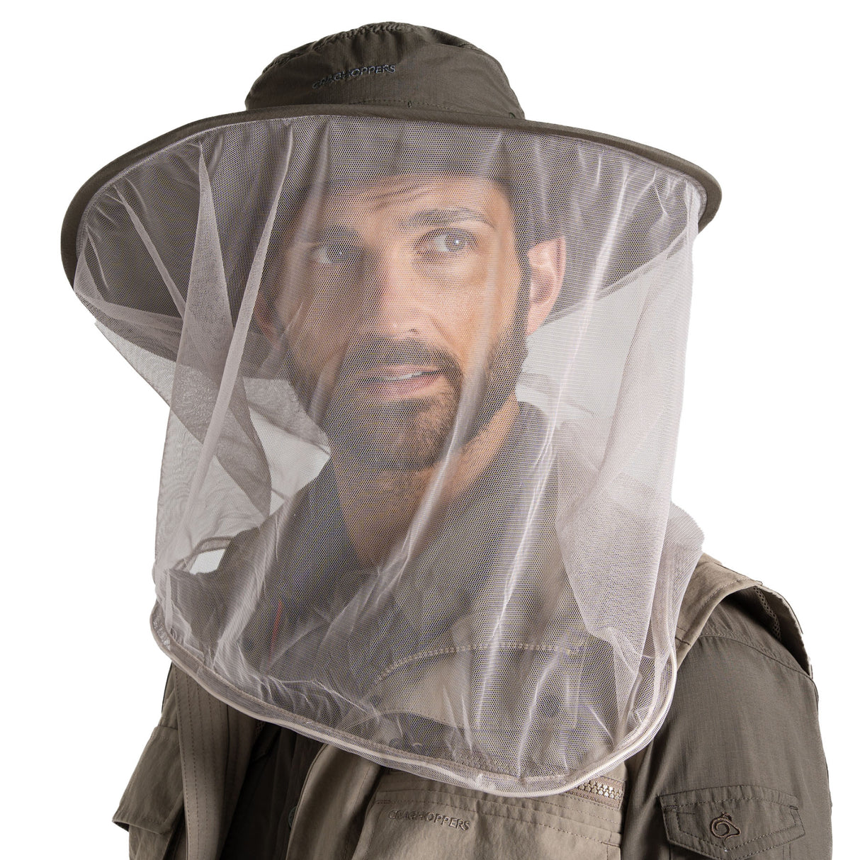 Craghoppers Nosilife Ultimate Hat Parchment / Small/Medium-Parchment / Medium/Large-Dark Khaki / Small/Medium-Dark Khaki / Medium/Large-Woodland Green / Small/Medium - 53 Degrees North