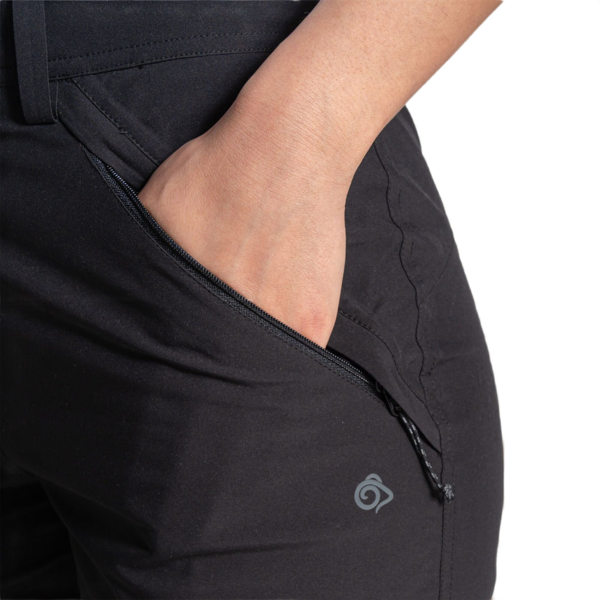 Craghoppers Women's Airedale Pro Waterproof Trousers Black / X-Small - 53 Degrees North