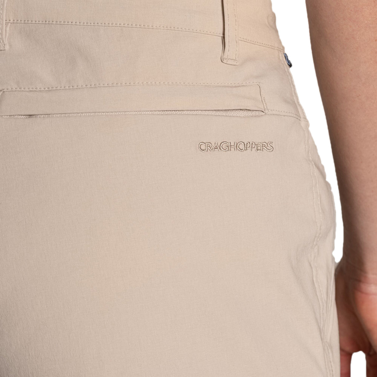 Craghoppers Women's Kiwi Pro III Shorts Oyster / X-Small-Oyster / Small-Oyster / Medium-Oyster / Large-Oyster / X-Large - 53 Degrees North