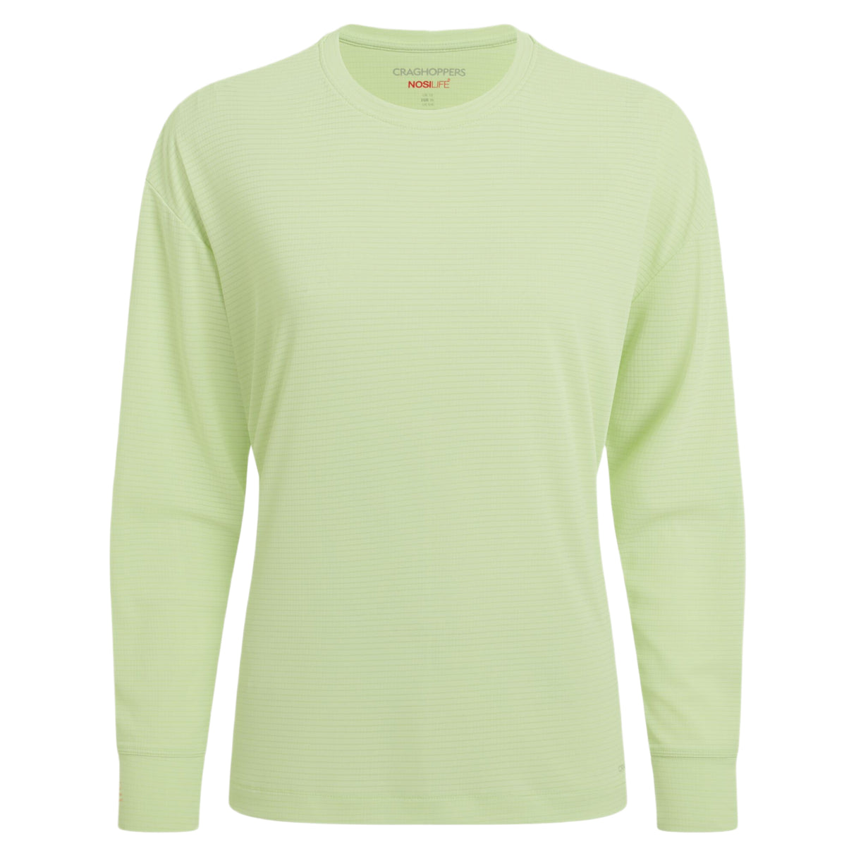 Craghoppers Women's Nosilife Solarshield+ Long Sleeve T-Shirt Pear Drop / X-Small-Pear Drop / Small-Pear Drop / Medium-Pear Drop / Large-Pear Drop / X-Large - 53 Degrees North