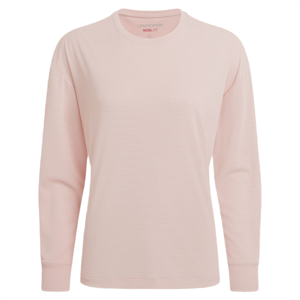 Craghoppers Women's Nosilife Solarshield+ Long Sleeve T-Shirt Pear Drop / X-Small-Pear Drop / Small-Pear Drop / Medium-Pear Drop / Large-Pear Drop / X-Large - 53 Degrees North