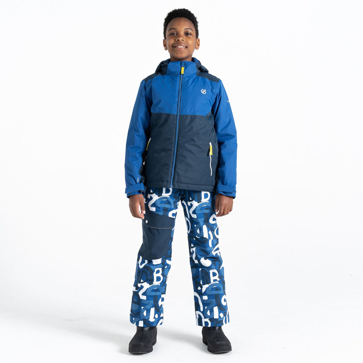 Dare 2b Kids' Impose III Ski Jacket Ebony Grey/Black / Age 3-4-Ebony Grey/Black / Age 5-6-Ebony Grey/Black / Age 7-8-Ebony Grey/Black / Age 9-10-Ebony Grey/Black / Age 11-12 - 53 Degrees North