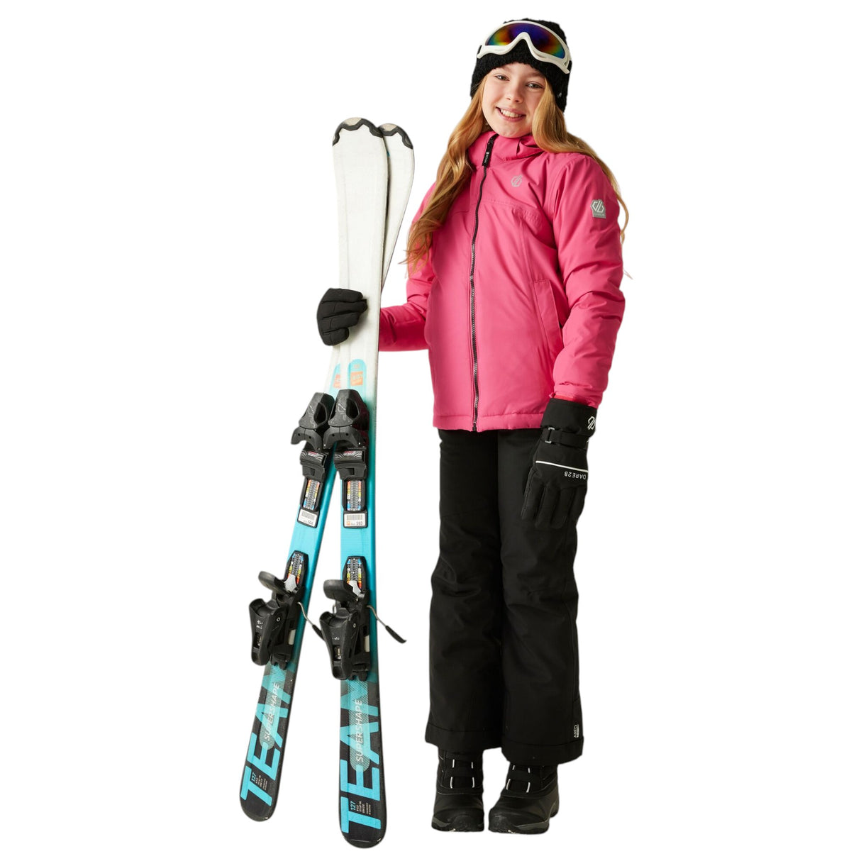 Dare 2b Kids' Impose Jacket Black/Iron Gate / Age 5-6-Black/Iron Gate / Age 7-8-Black/Iron Gate / Age 9-10-Black/Iron Gate / Age 11-12-Black/Iron Gate / Age 13 - 53 Degrees North