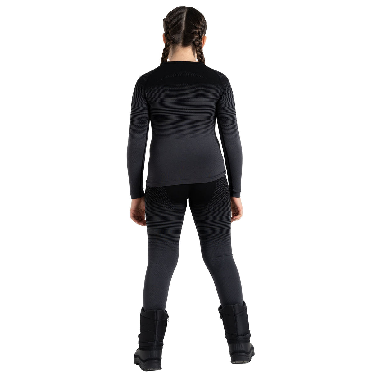 Dare 2b Kids' In The Zone Ski Baselayer Set Black Gradient / Small-Black Gradient / Medium-Black Gradient / Large-Black / Small-Black / Medium - 53 Degrees North