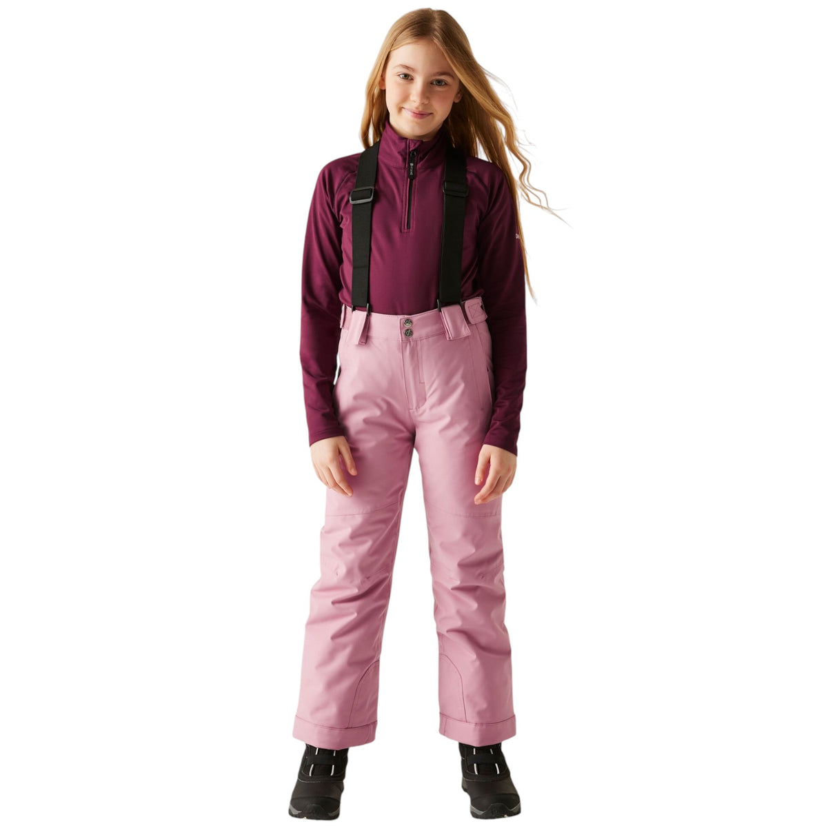 Dare 2b Kids' Outmove Ski Trousers Black / Age 5-6-Black / Age 7-8-Black / Age 9-10-Black / Age 11-12-Black / Age 13 - 53 Degrees North